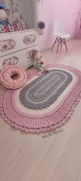 Tapete Infantil Oval