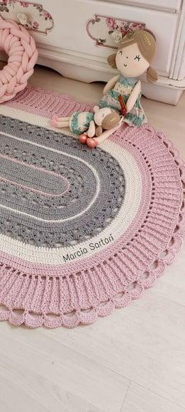Tapete Infantil Oval