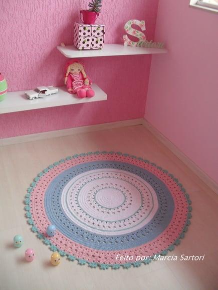 Tapete infantil redondo