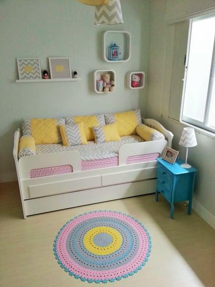 Tapete infantil redondo