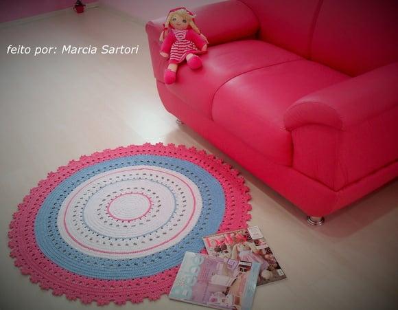 Tapete infantil redondo