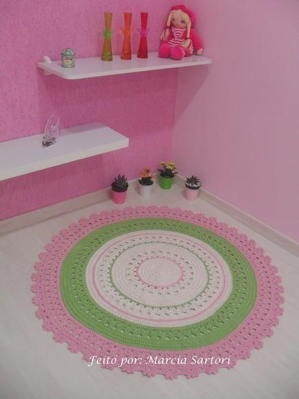 Tapete infantil redondo
