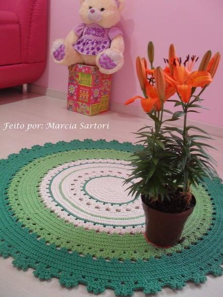 Tapete infantil redondo