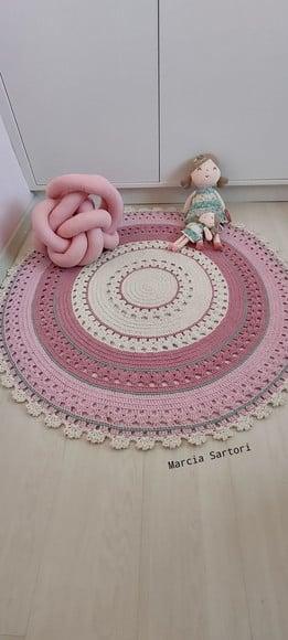 Tapete Infantil Rosa