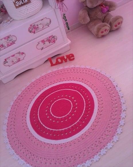 Tapete infantil rosa