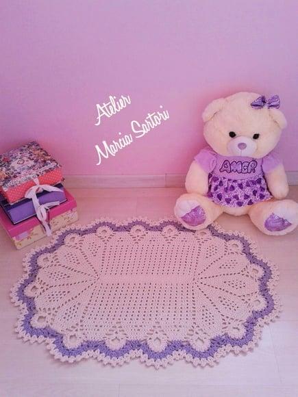 Tapete oval infantil