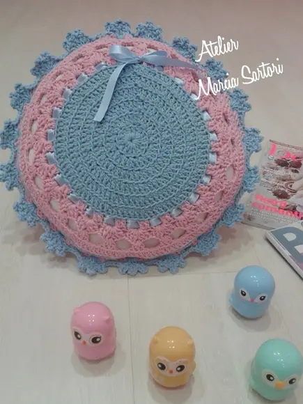 Almofada de croche