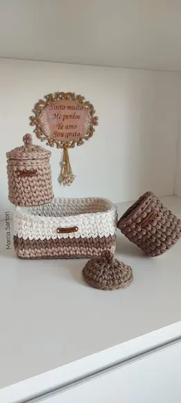 Kit Higiene Crochê