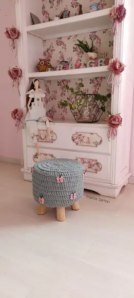 Puff de Crochê