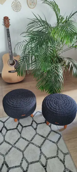 Puff de Crochê