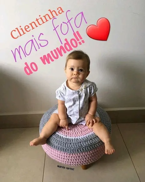 Puff Pé Palito Infantil
