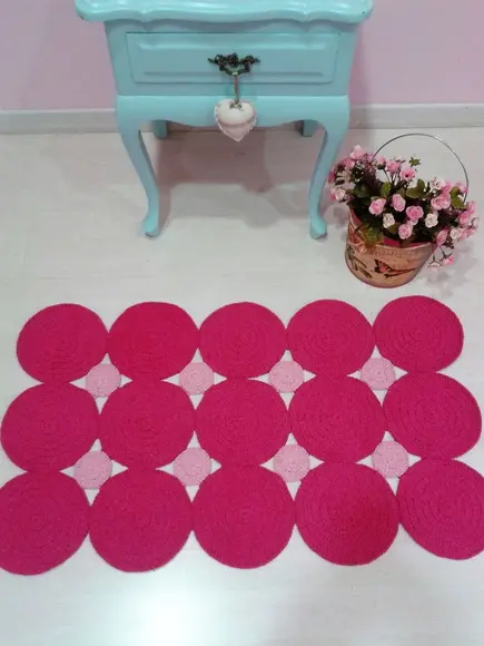 Tapete Bolas Pink