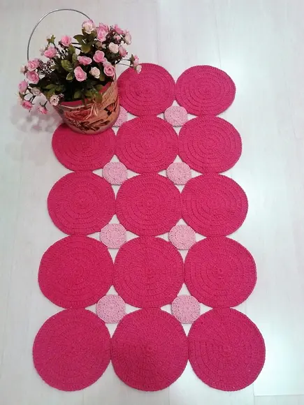 Tapete Bolas Pink