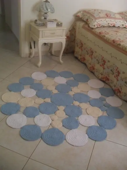 Tapete de Bolas Azul