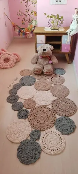 Tapete de Crochê Infantil