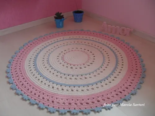Tapete infantil redondo