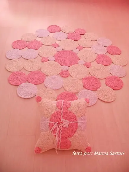 Almofada de croche