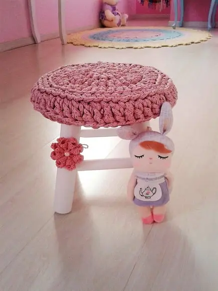 Banquinho croche