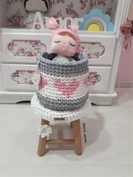 Cesto Organizador de Brinquedos