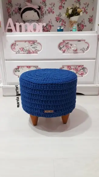 Puff Infantil de croche
