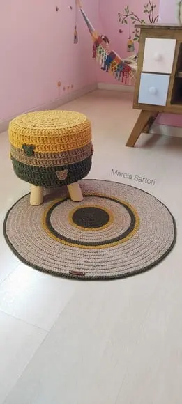 Puff Rei Leão