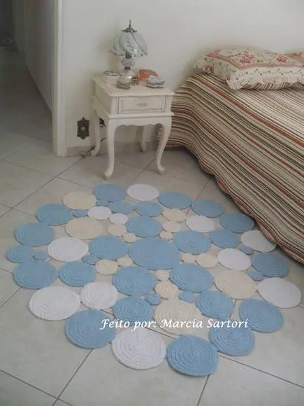 Tapete de Bolas Azul