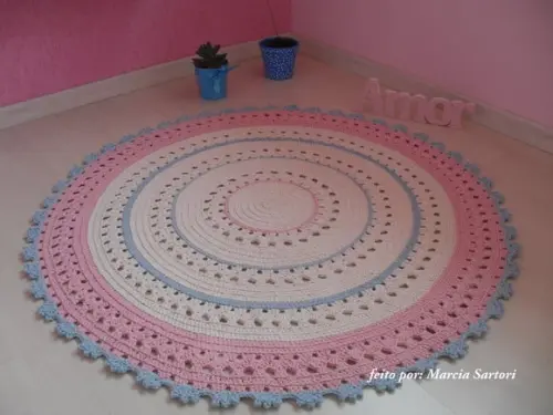 Tapete infantil redondo