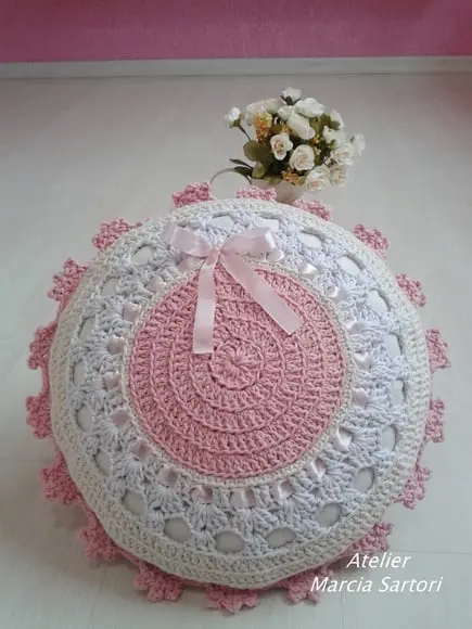 Almofada de croche
