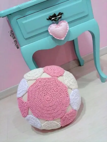 Almofada de croche