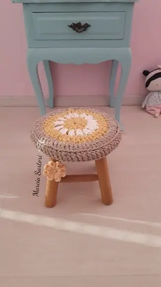 Banquinho de Croche