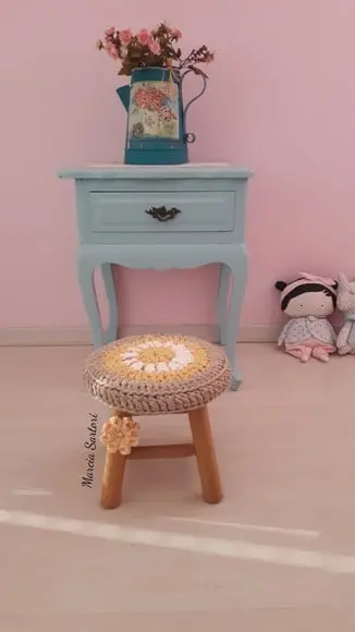 Banquinho de Croche