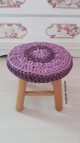Banquinho de Croche