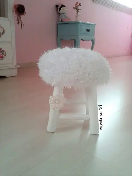 Banquinho de Croche