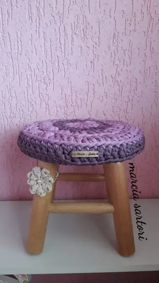Banquinho de Croche