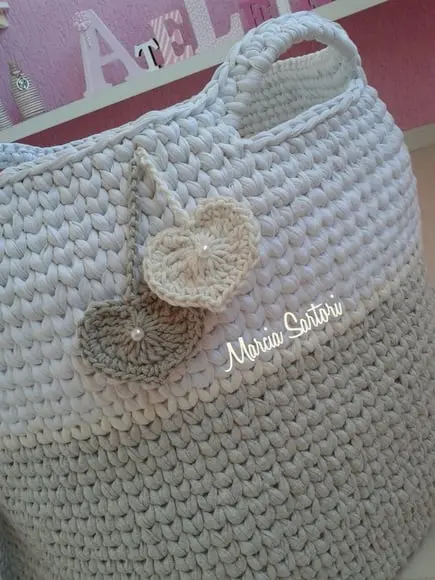 Cesto de croche