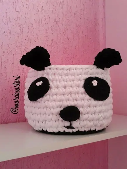 Cesto de croche