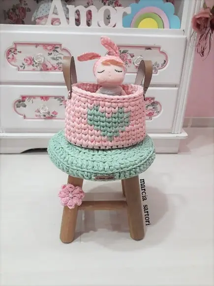 Kit Banquinho e Cesto Infantil