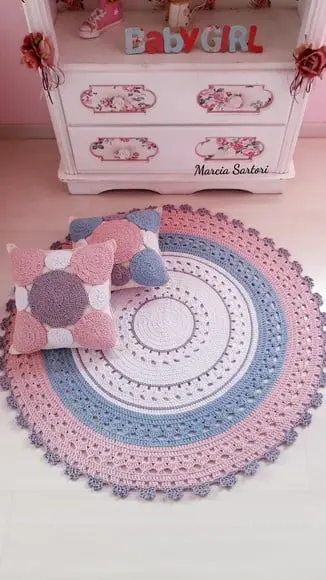 Kit Tapete E Almofadas Infantil