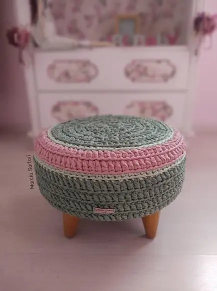 Puff de Crochê