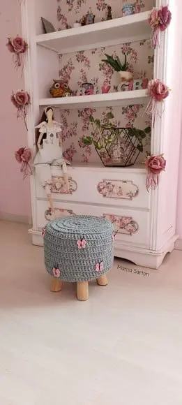 Puff de Crochê