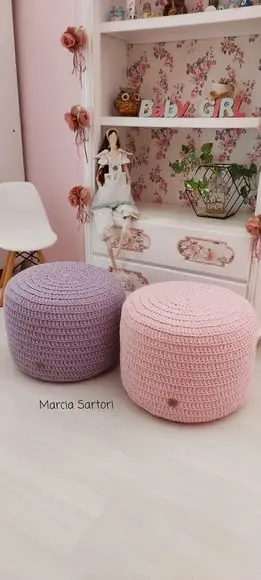 Puff de Croche Infantil