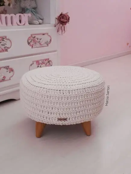 Puff de Crochê
