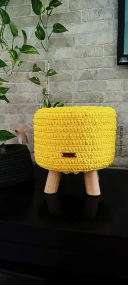 Puff de Crochê