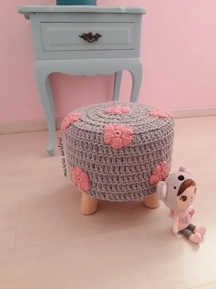 Puff de Croche Infantil