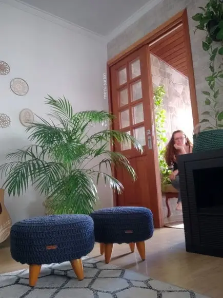Puff de Crochê