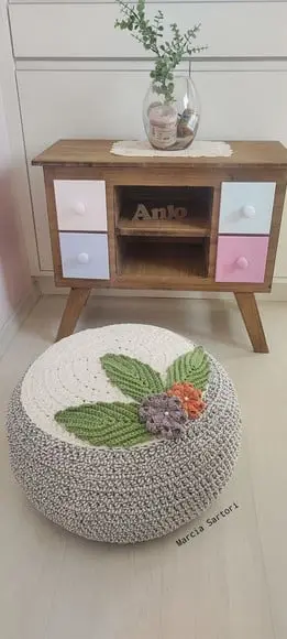 Puff De Croche Infantil
