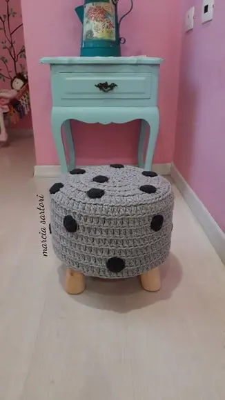 Puff de Croche Infantil