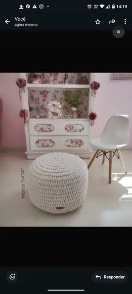 Puff Infantil Crú