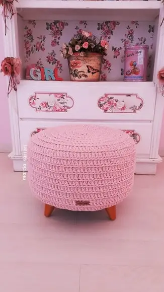 Puff Infantil Pé Palito