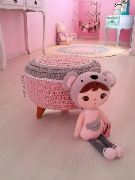 Puff Pé Palito Infantil